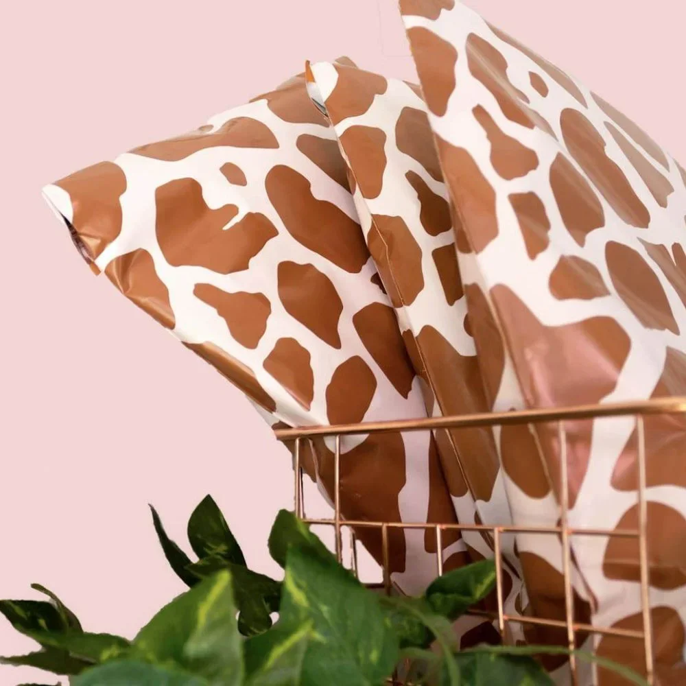 🦒12 Pcs- Giraffe Designer Poly Mailers 10